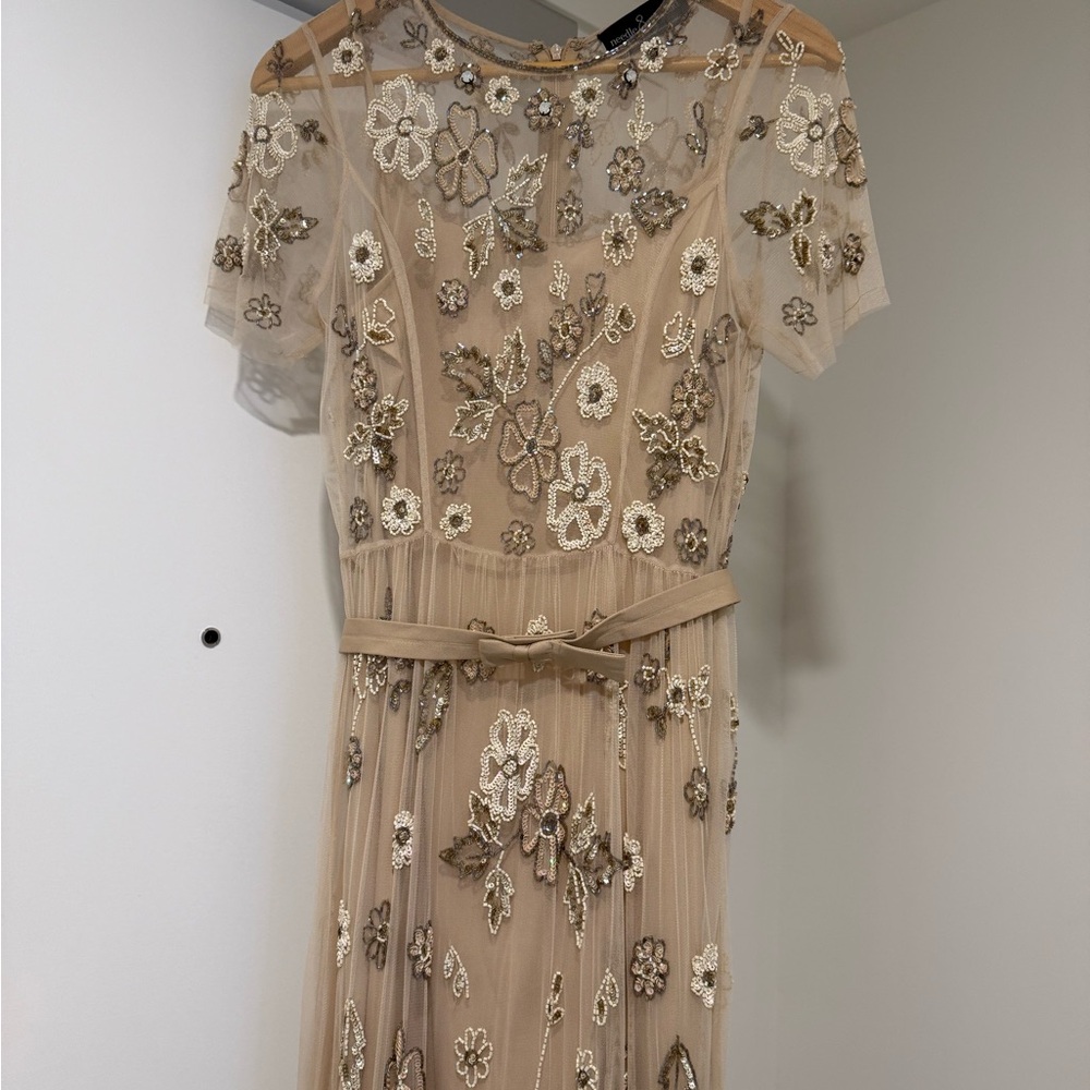 Needle & Thread Cream Floral Maxi Dress